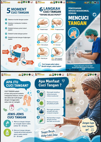 6 Langkah & 5 Momen Cuci Tangan